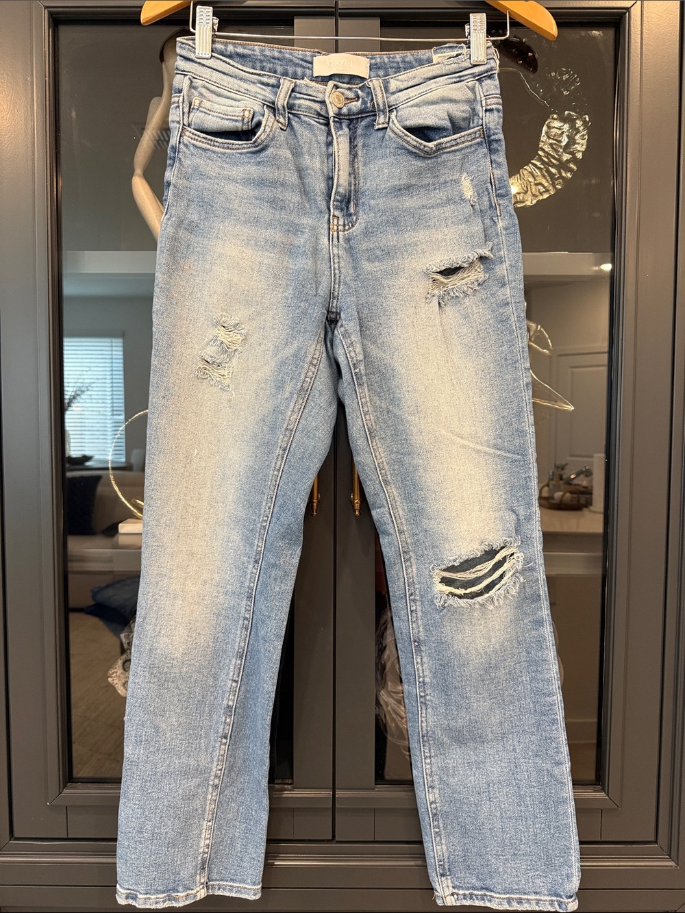 Vervet Distressed Women’s Jeans - Light Blue